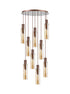 Brooks Slim Round Pendant 9 Light